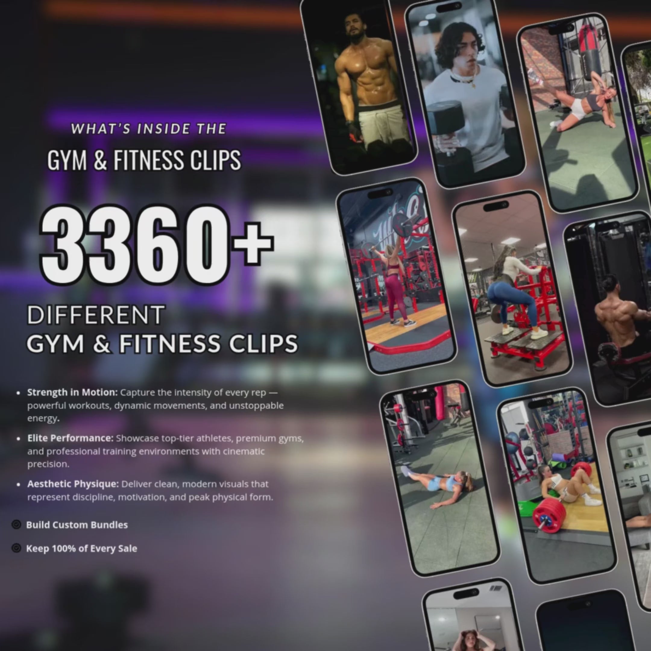 Gym and Fitness Clips